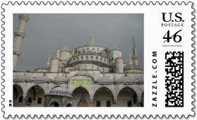 Picture Stamps Blue Mosque in Istanbul Turkey