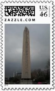 Pictures stamps of Egyptian Obelisk in Hippodrome Square Istanbul Turkey