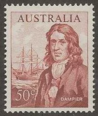 As production technology improved through the 20th century, off-center stamps became the exception so centering has much less impact on postage stamp value as with this 1966 Australia Scott #413.
