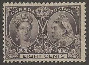 Postage Stamp Value depends highly on centering. See how this stamp has the design centered to the left and none of the margin sizes are equal? That greatly reduces it's value.