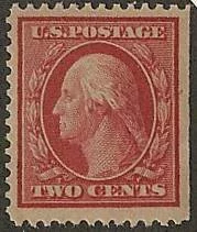 Even though this is a scarce stamp on experimental Blue Paper (Scott #358) the natural straight edge at right is considered a fault and dramatically reduces the postage stamp value and collectability.