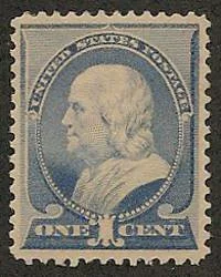 Benjamin Franklin is a frequent subject of US Stamps and has a few Large Banknotes appearances as well such as this one printed by the American Bank Note Company.