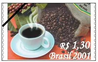 This Brazilian stamp smells like coffee...really neat but yet to be determined if it is as good as the real thing!