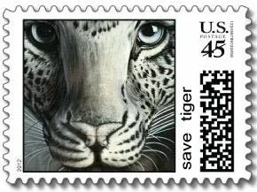 Custom Postage Stamps can Save the Tigers
