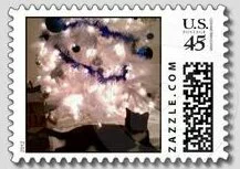 Photo Postage Stamp for Christmas cards